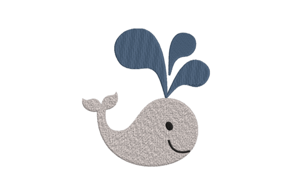 Baby Whale Embroidery Design Review for Handmade Gifts