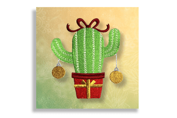Christmas Cactus Gift: A Whimsical Holiday Design for Etsy Sellers
