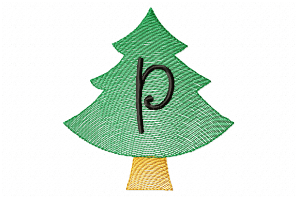 Christmas Tree Letter P Review for Holiday Products
