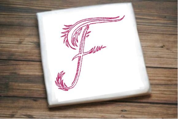 F One Line Beautiful Letter Review for Seasonal Embroidery