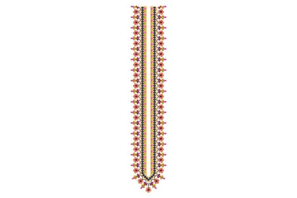 Floral Neckline Embroidery Design Review