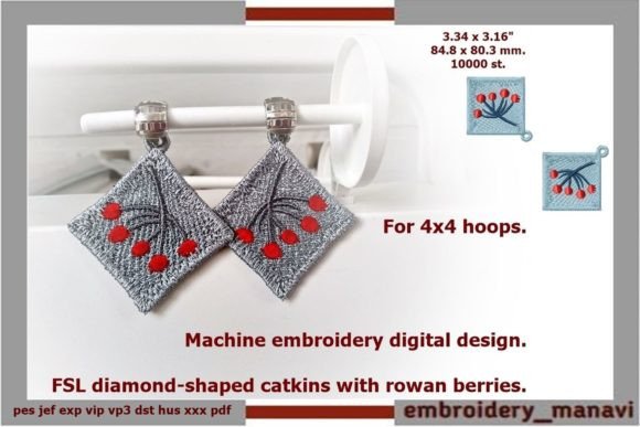 ITH Diamond Shaped Earrings with Rowan: Designer Review