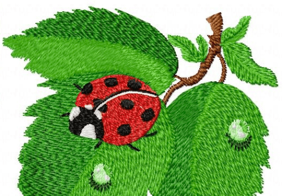 Ladybug: A Charming Embroidery Design for Real Projects