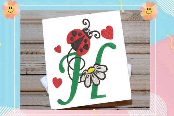 Ladybug H Letter Monogram: A Craft Fair Review