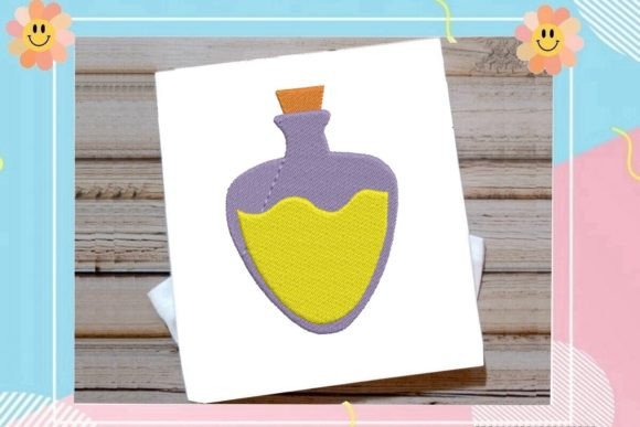 Magical Potion Bottle: Craft Fair Embroidery Review